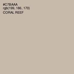 #C7BAAA - Coral Reef Color Image